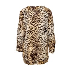 Valentino Miss V Leopard Print Top - '90s