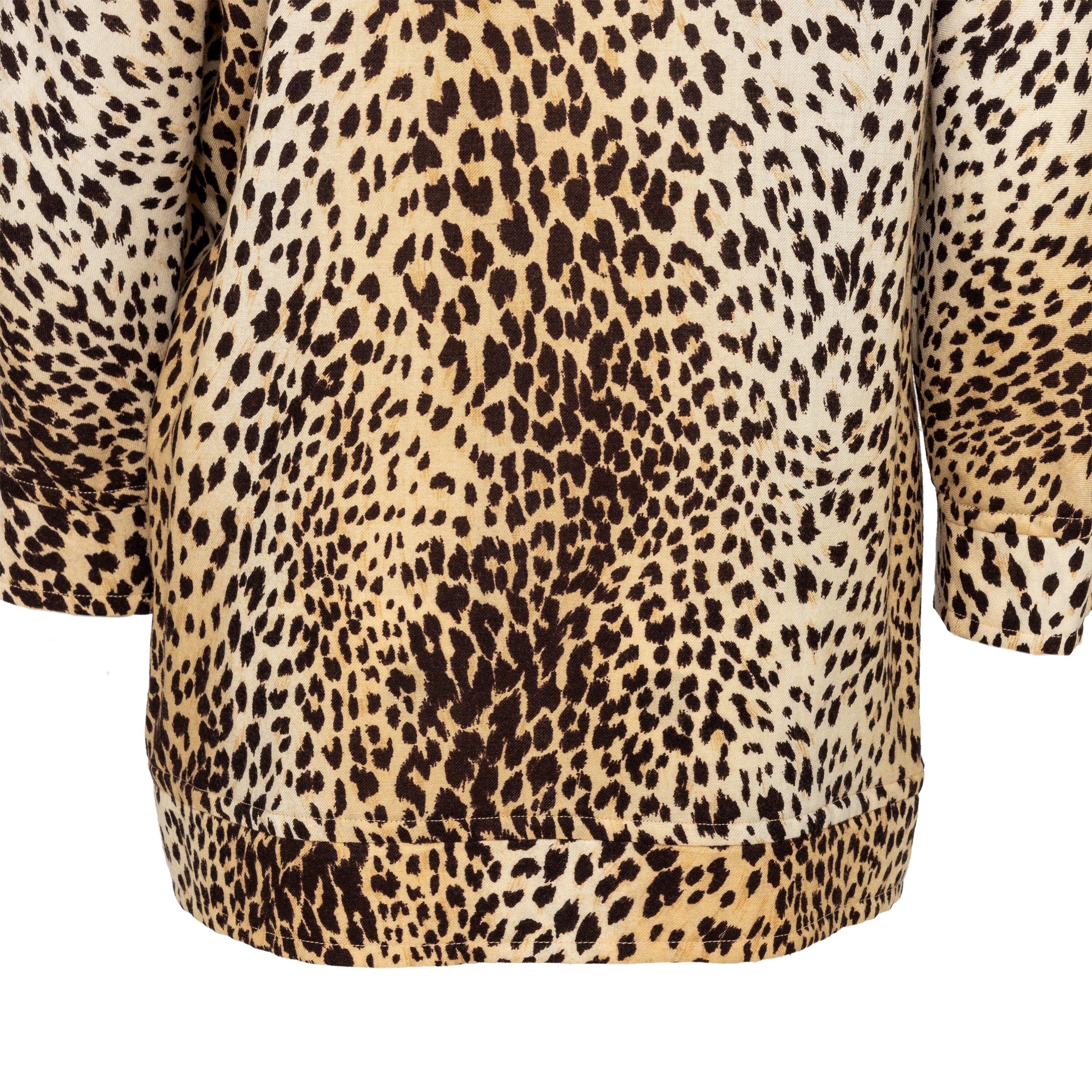 Valentino Miss V Top con estampado de leopardo - Años 90 en Excelente estado para la venta en Milano, IT