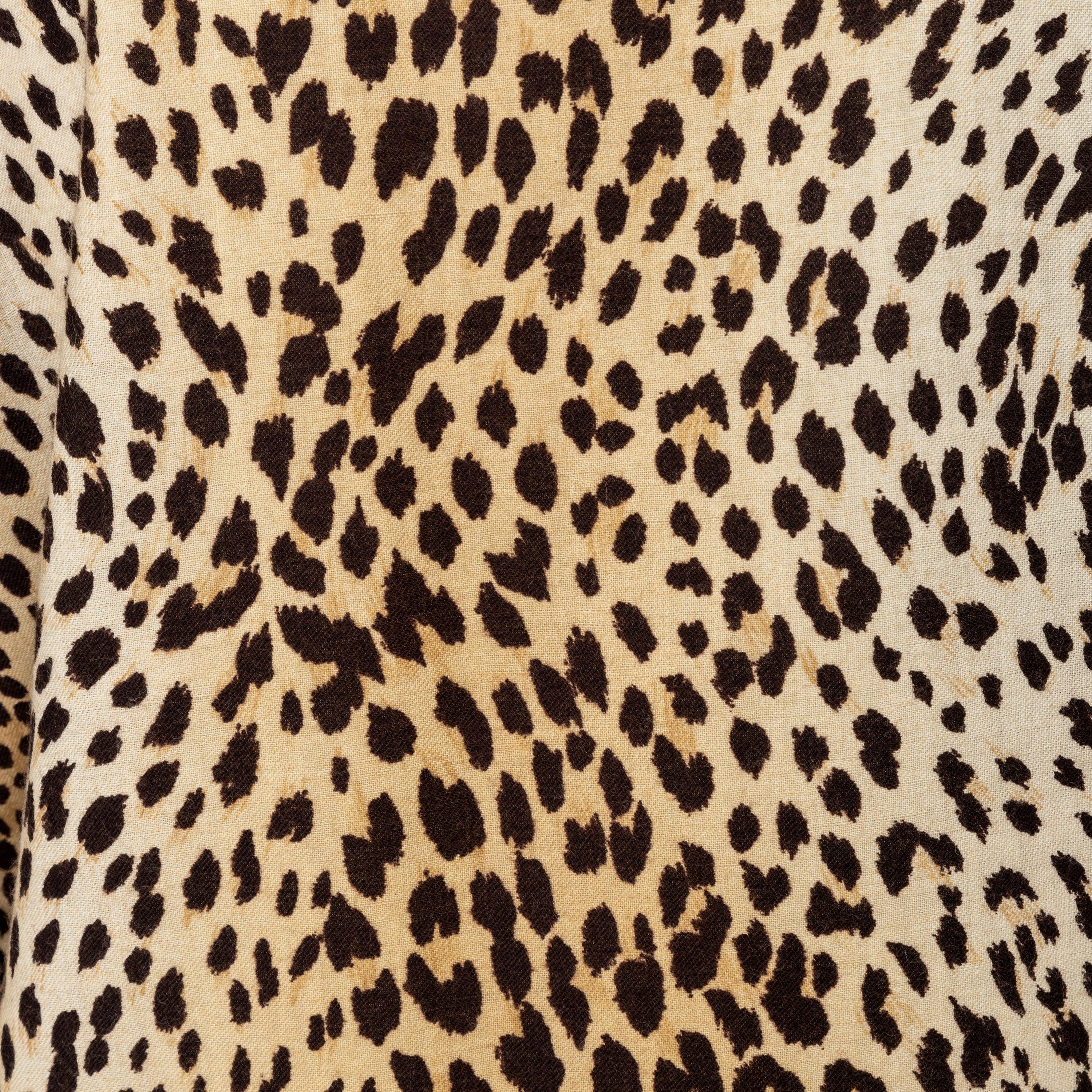 De las mujeres Valentino Miss V Top con estampado de leopardo - Años 90 en venta
