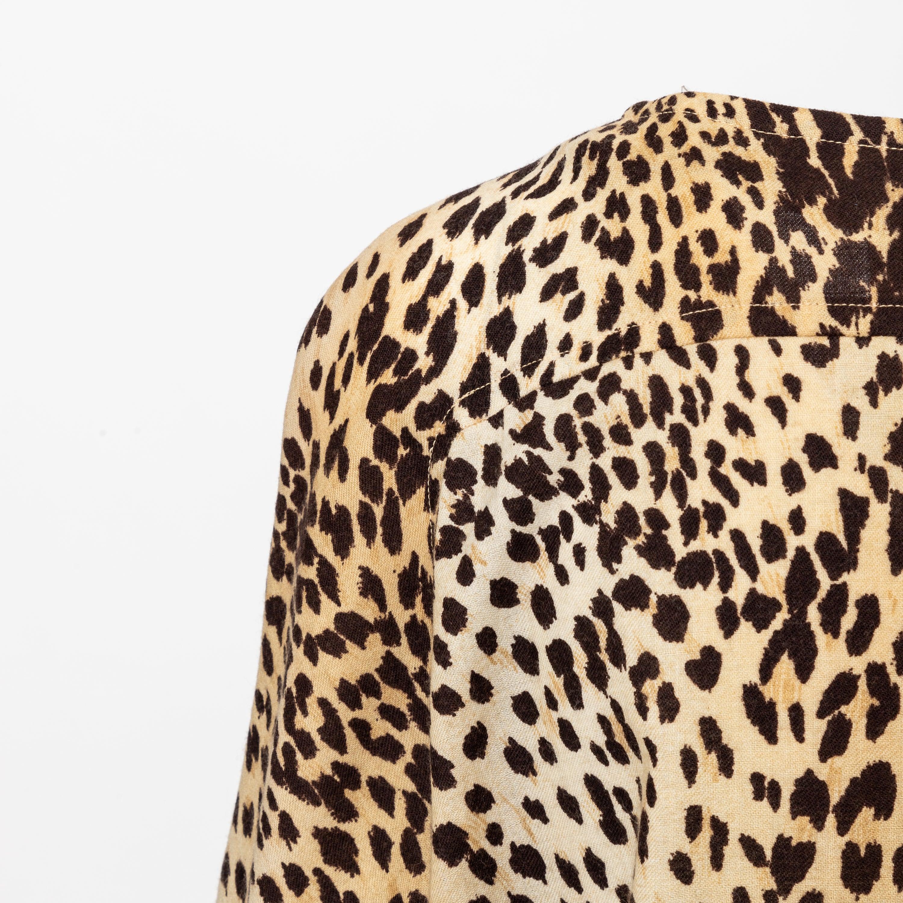 Valentino Miss V Top con estampado de leopardo - Años 90 en venta 1