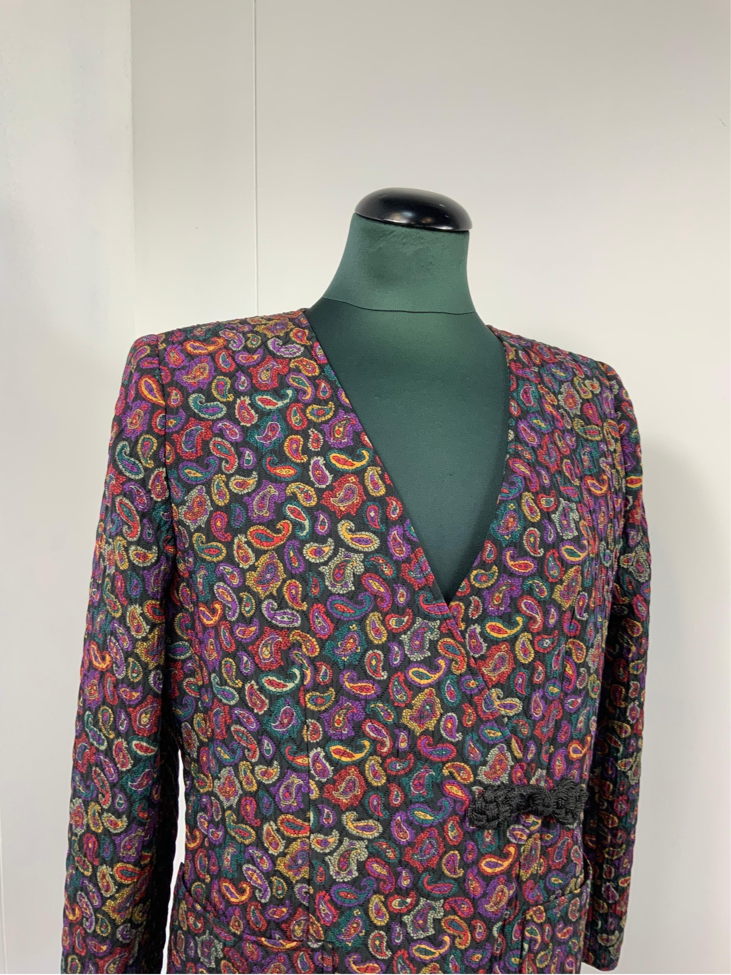 Valentino, Miss V Paisley Jacket In Good Condition For Sale In Carnate, IT