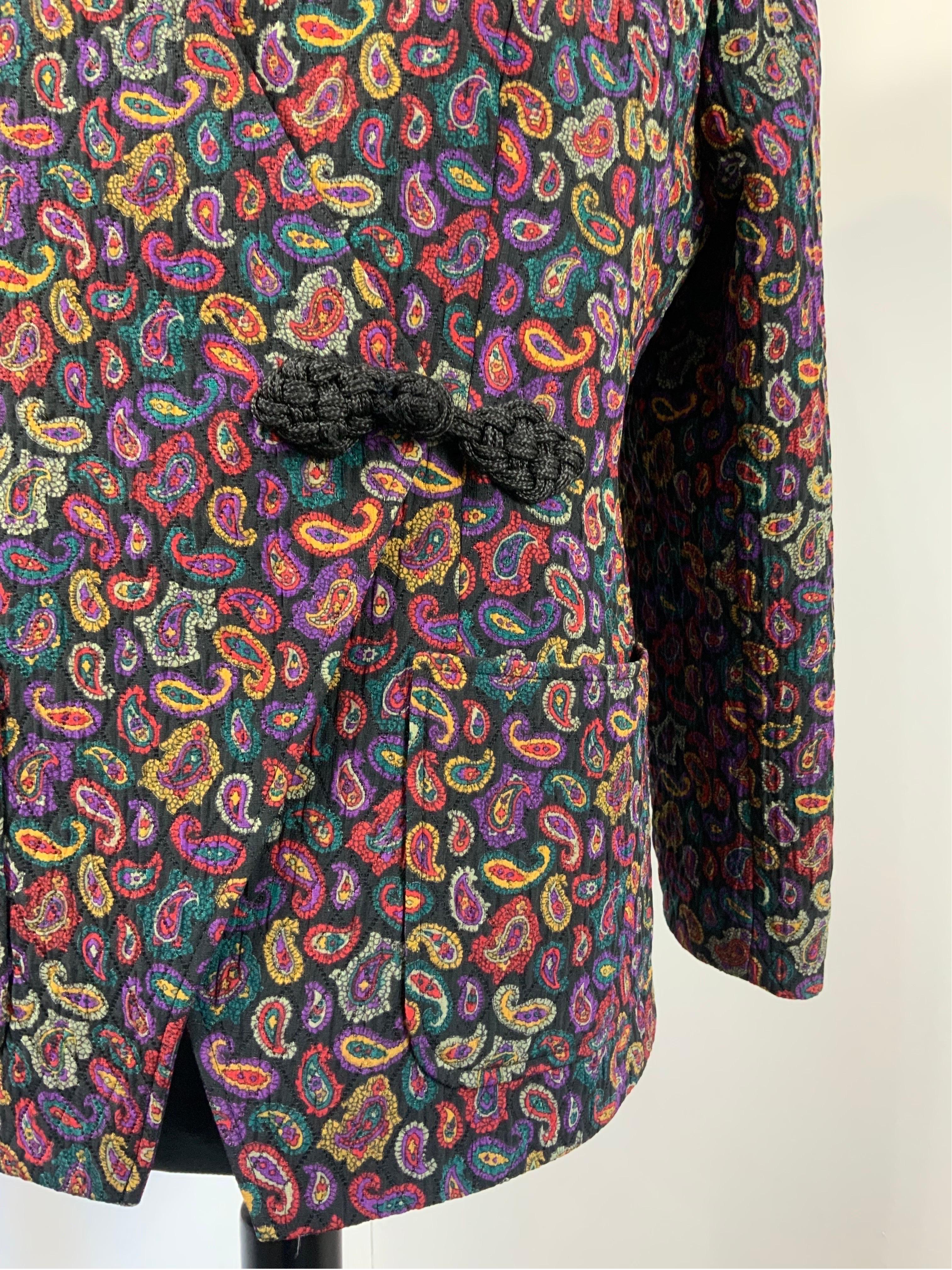 Women's or Men's Valentino, Miss V Paisley Jacket For Sale