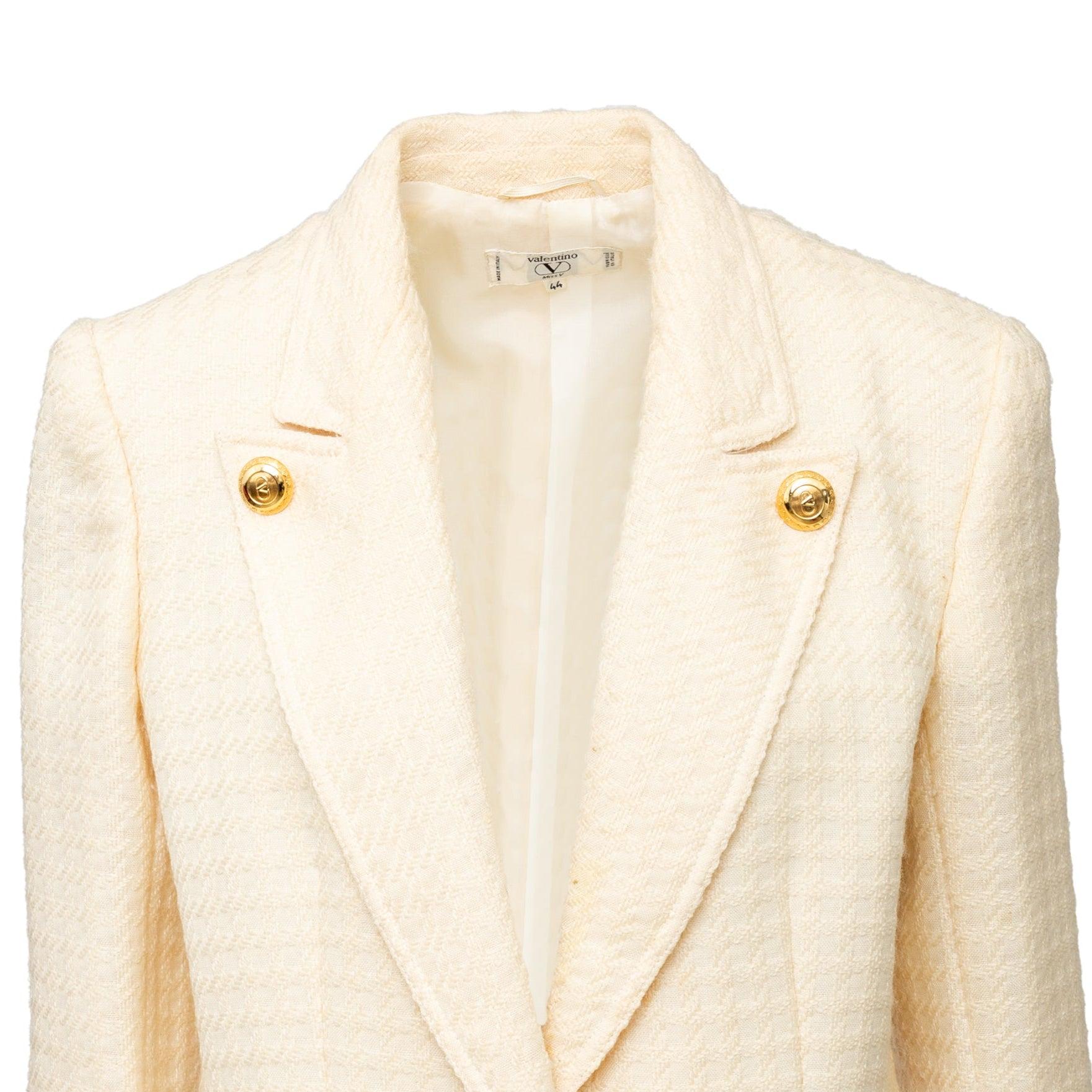 Valentino Miss V Wool Jacket - '80s In Fair Condition For Sale In Milano, IT