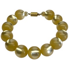 Retro Valentino Moonglow Large Bead Necklace