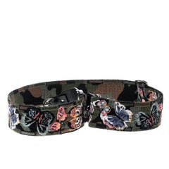 Valentino Multicolor Camu Butterfly Guitar Strap