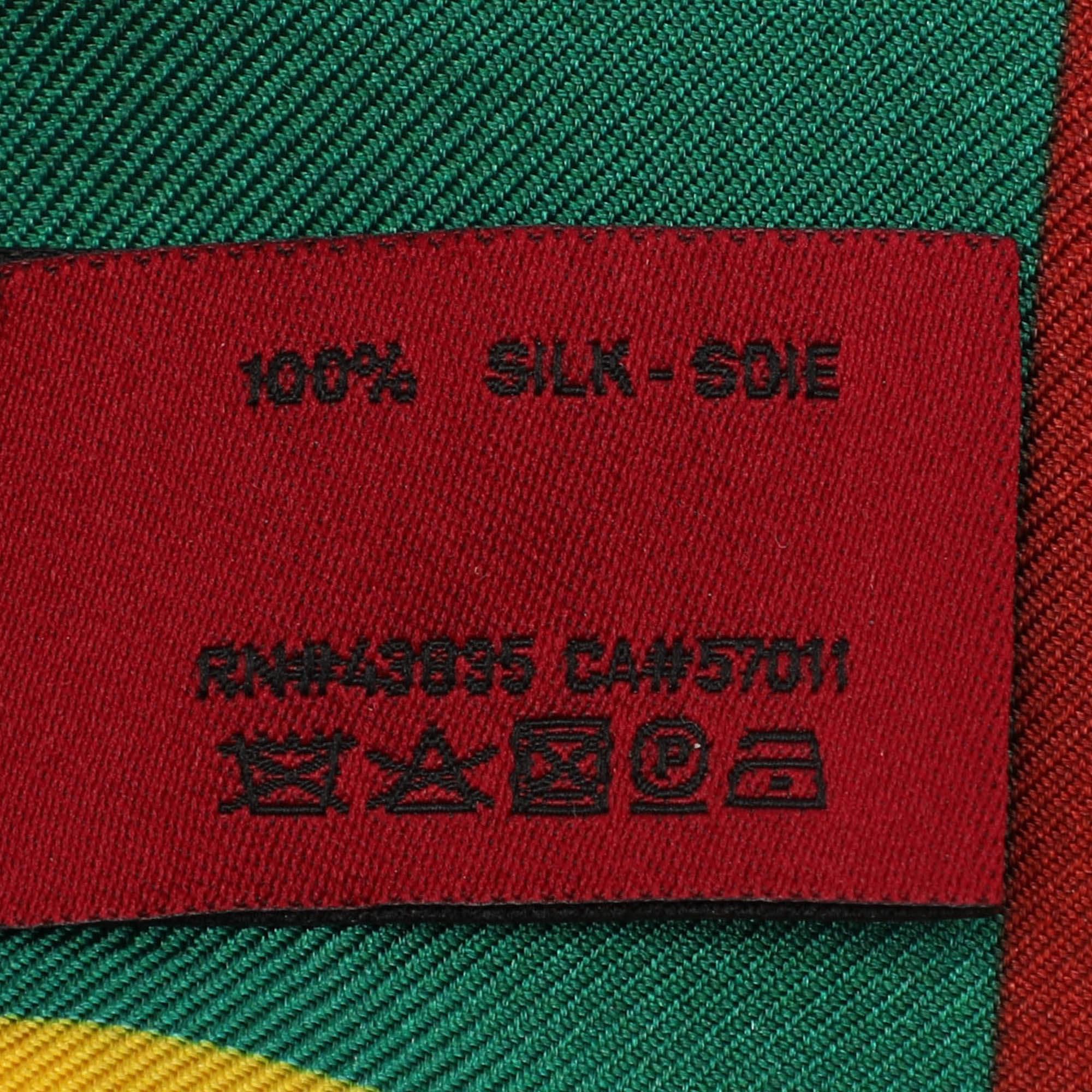 Valentino Multicolor Chevron Printed Silk Bandeau 1