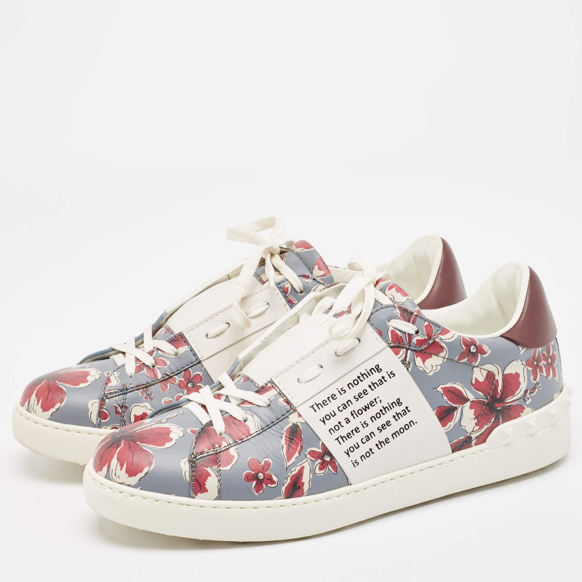Coming in a classic silhouette these designer sneakers are a seamless combination of luxury comfort and style. These sneakers are finished with signature details and comfortable insoles.