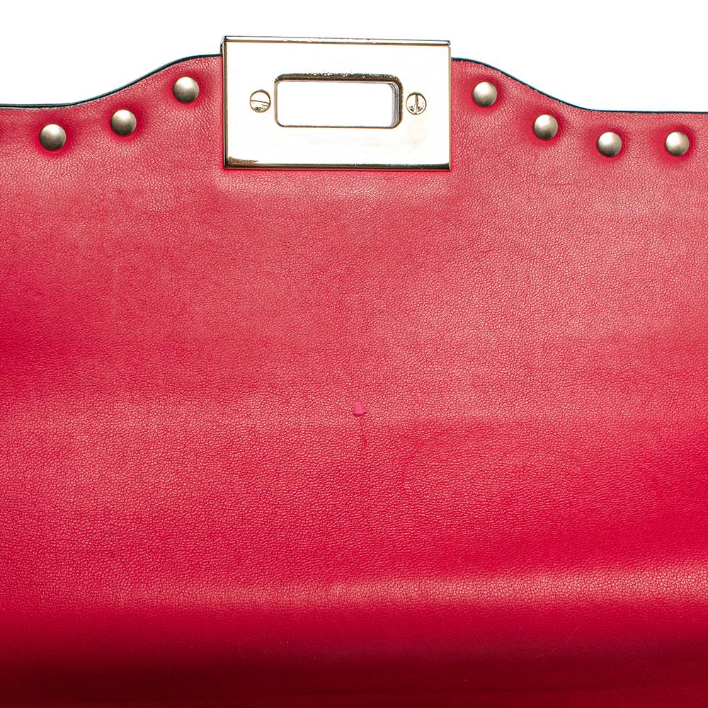Valentino Multicolor Leather Medium Rockstud Flap Shoulder Bag 1