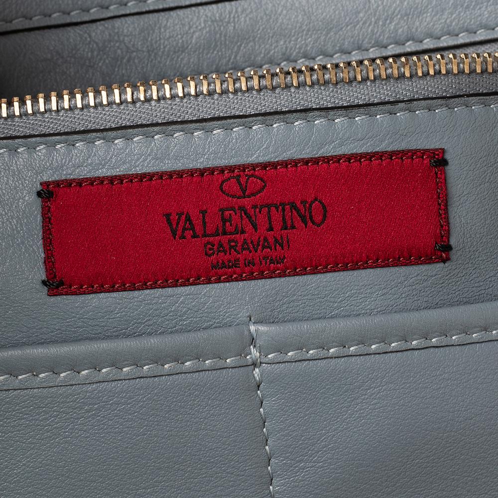 Valentino Tote media Rockstud in pelle multicolore 6