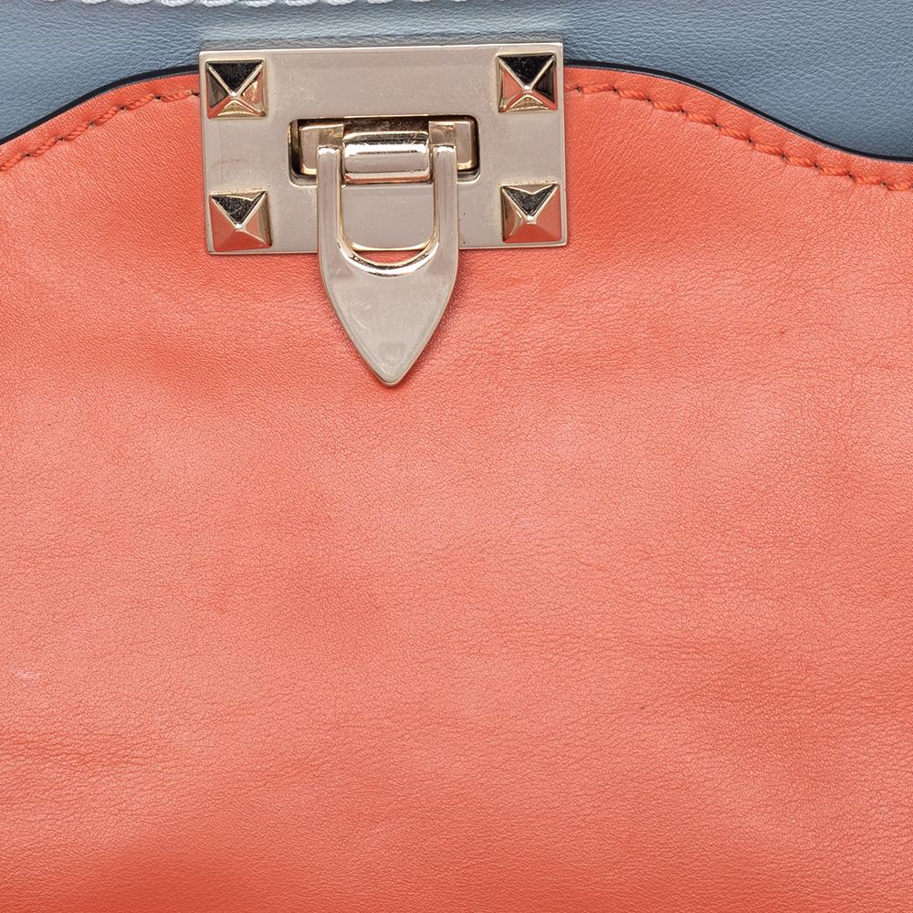 Valentino Tote media Rockstud in pelle multicolore 1