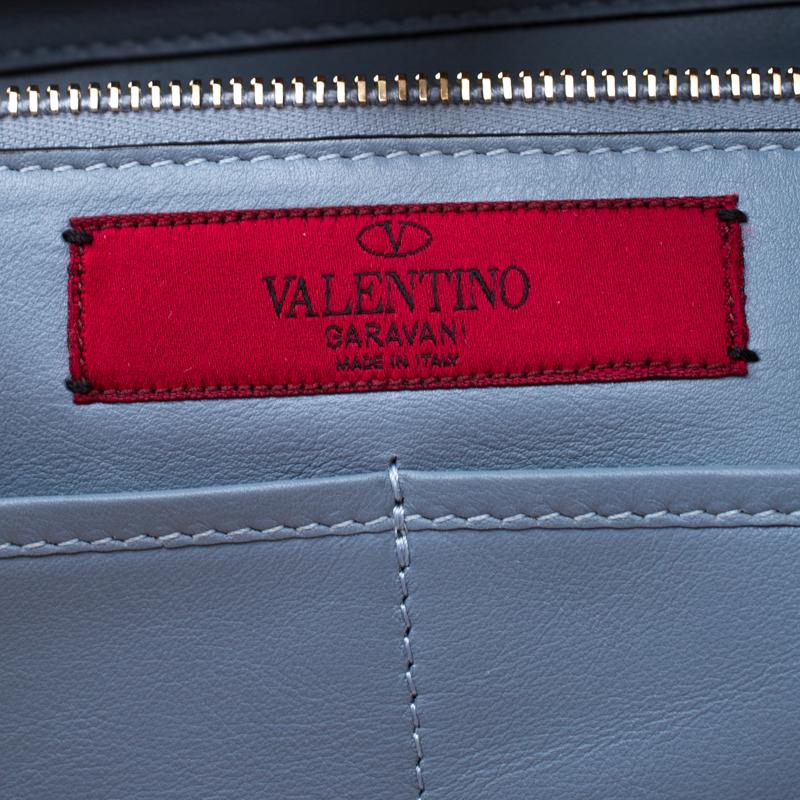Women's Valentino Multicolor Leather Medium Studded Rockstud Tote