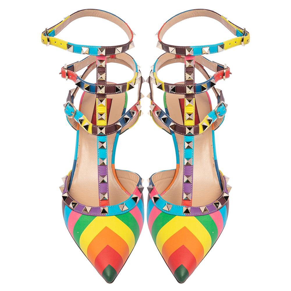 valentino rainbow heels