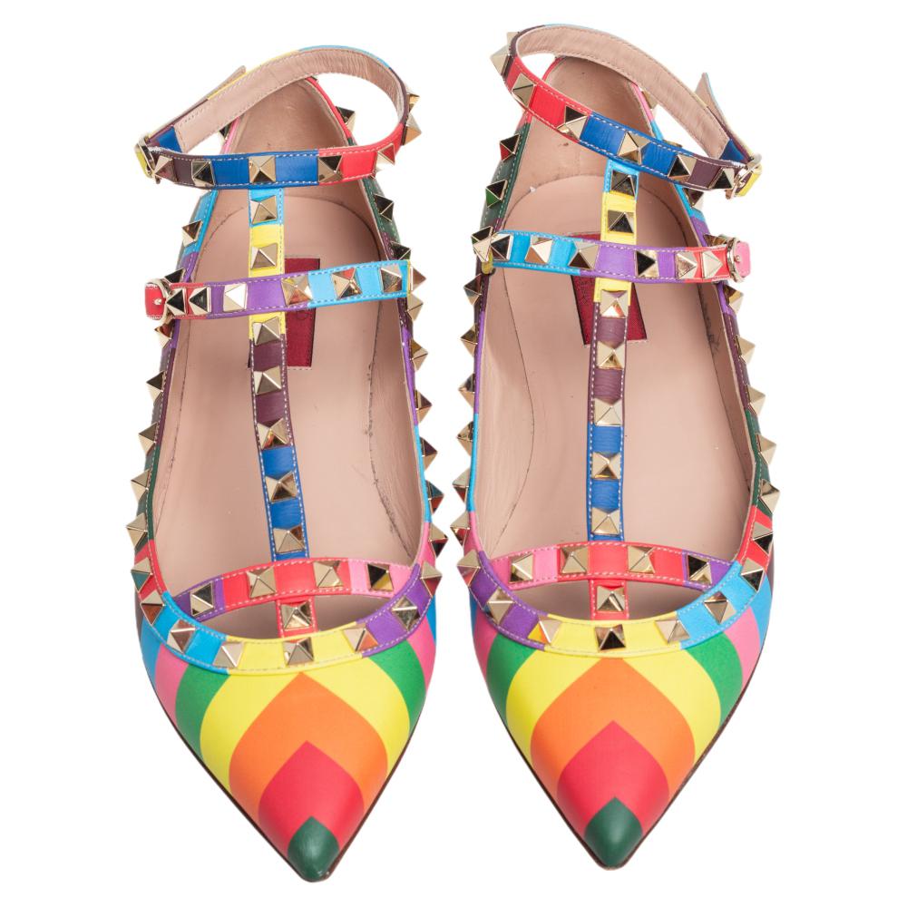 Valentino rainbow shoes clearance