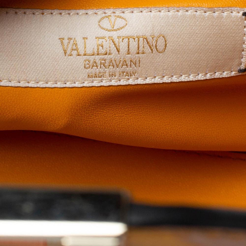 Valentino Multicolor Leather Small Native Couture 1975 Rockstud Tote 7