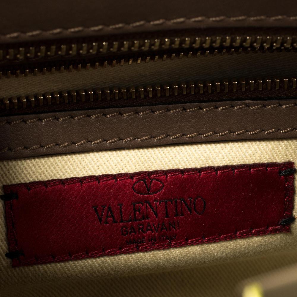 Valentino Multicolor Leather Small Rockstud Trapeze Tote 5