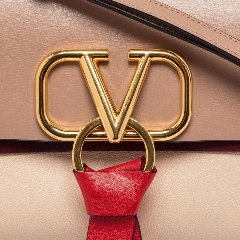 Valentino Multicolor Leather VRing Crossbody Bag at 1stDibs