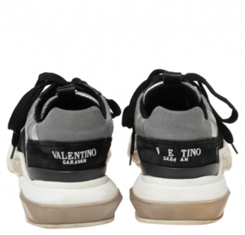 De las mujeres Valentino Zapatillas bajas de malla y ante multicolor talla 38 en venta