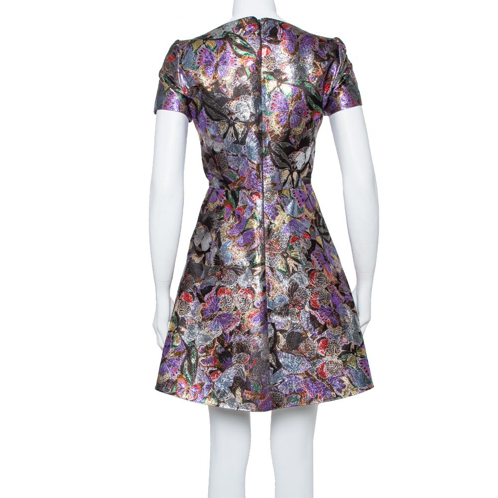 butterfly pattern dress