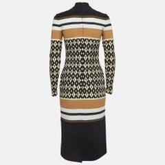 Valentino Multicolor Printed Jersey Foulard Archive Midi Dress S