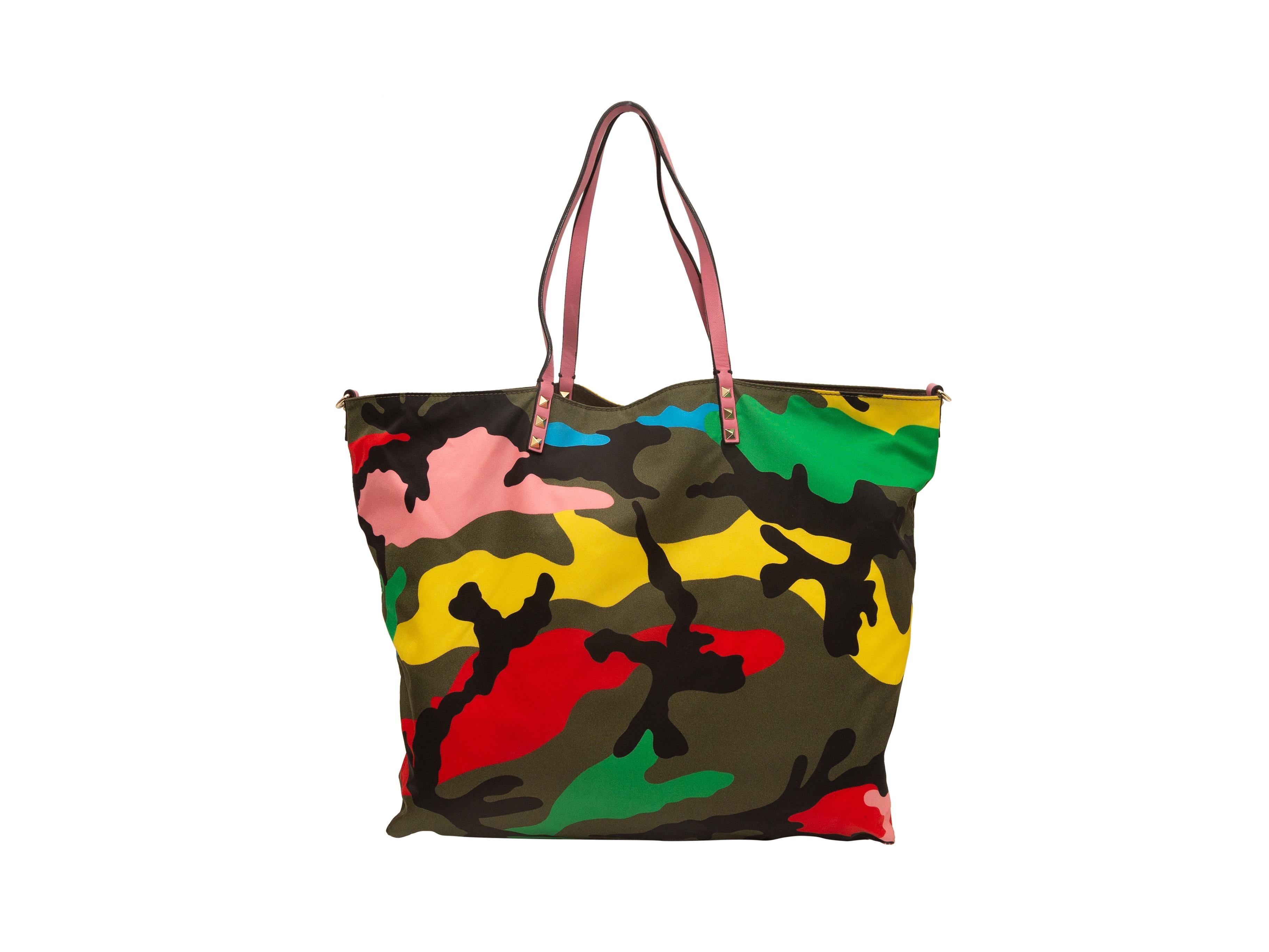Bolso Tote Valentino Camo Multicolor Reversible 1