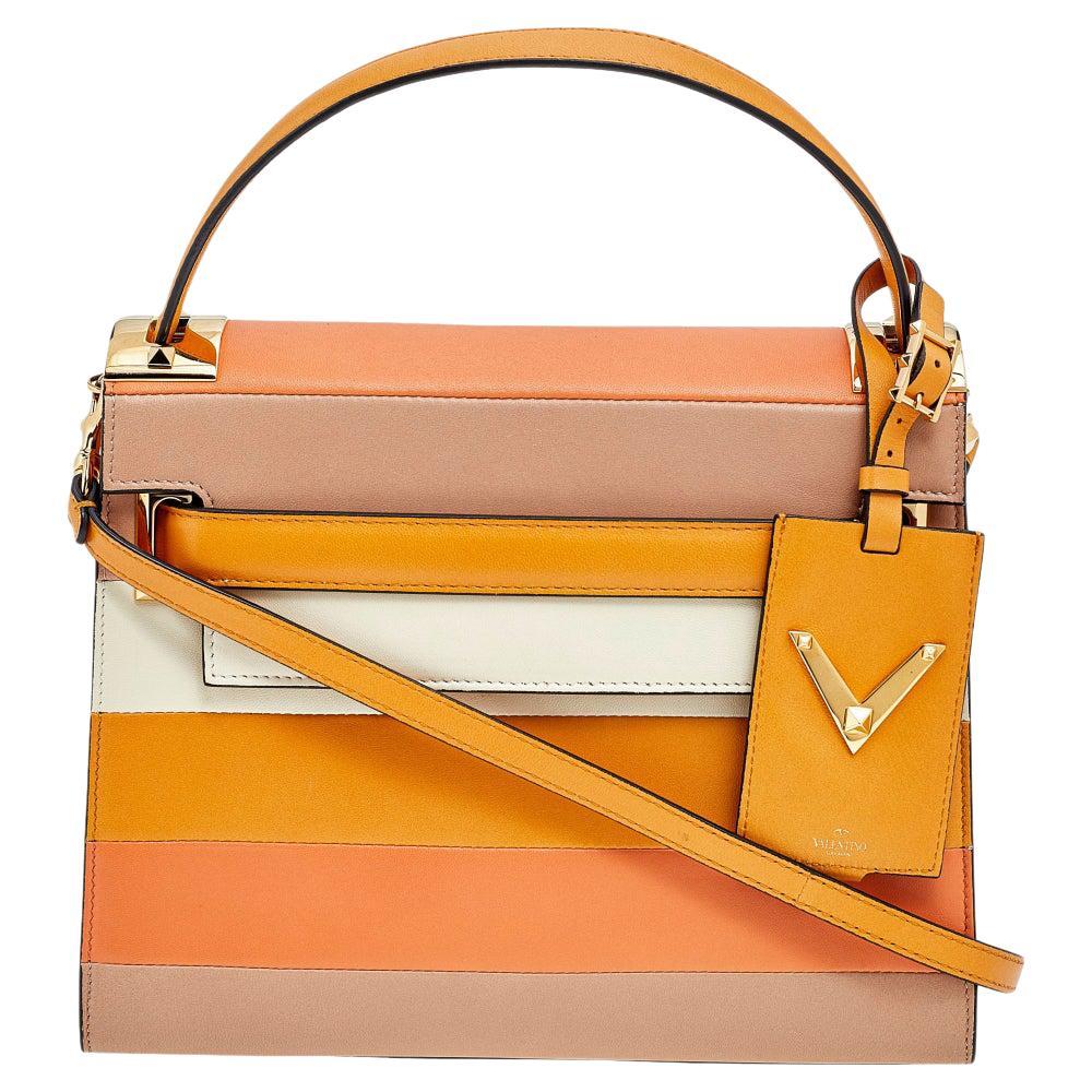 Valentino Colorblock Mime Handbag Leather Small at 1stDibs