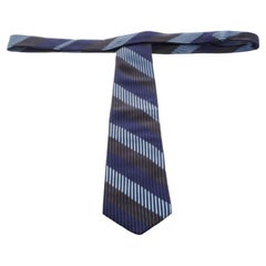 Valentino Multicolor Striped Silk Jacquard Traditional Tie