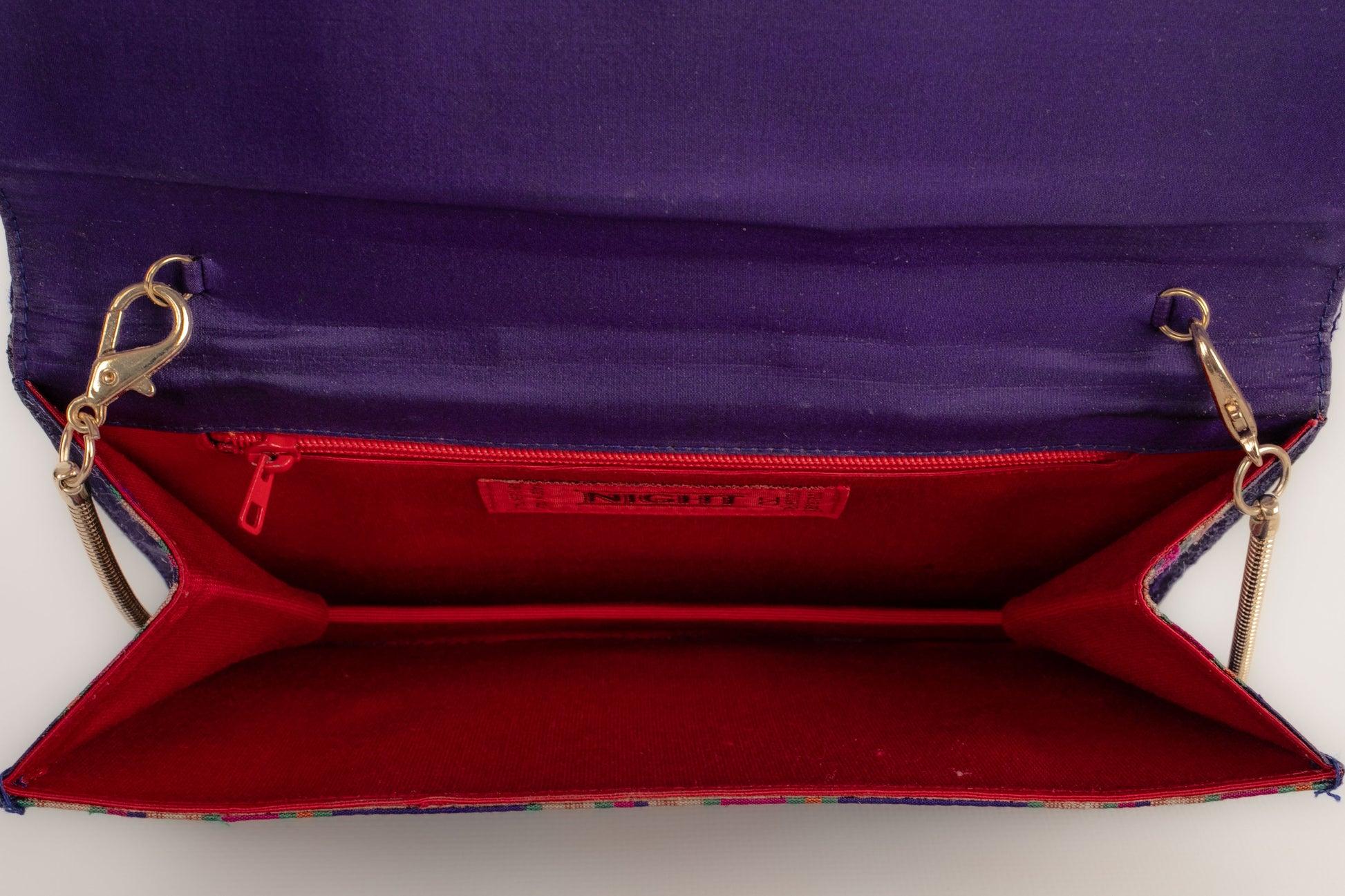 Valentino Multicolored Wild Silk Handbag For Sale 5