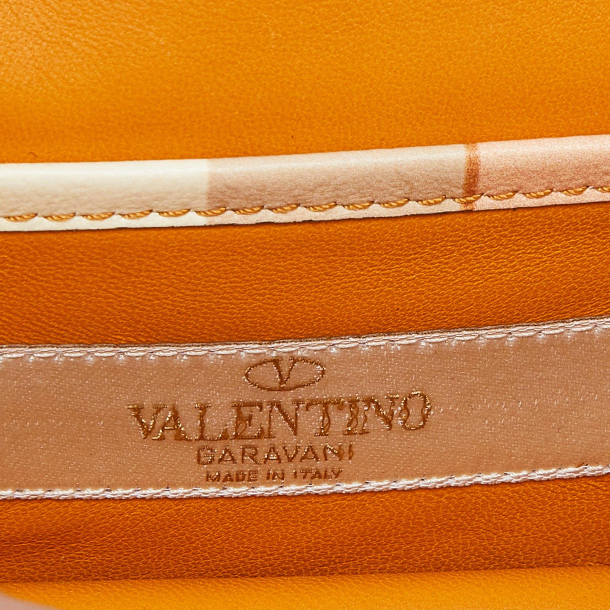 Valentino Multicolour Leather Mini Glam Lock Shoulder Bag 6