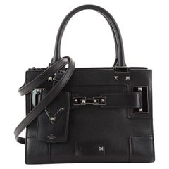 Valentino My Rockstud Convertible Top Handle Bag Leather Small Valentino My Rockstud Convertible Top Handle Bag Leather Small