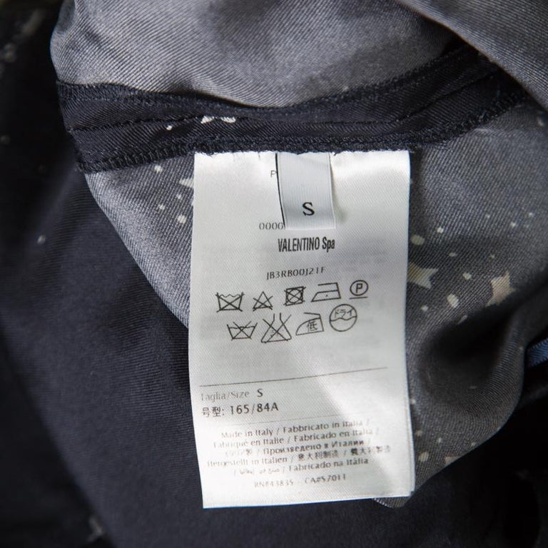 Valentino Navy Nylon Pants