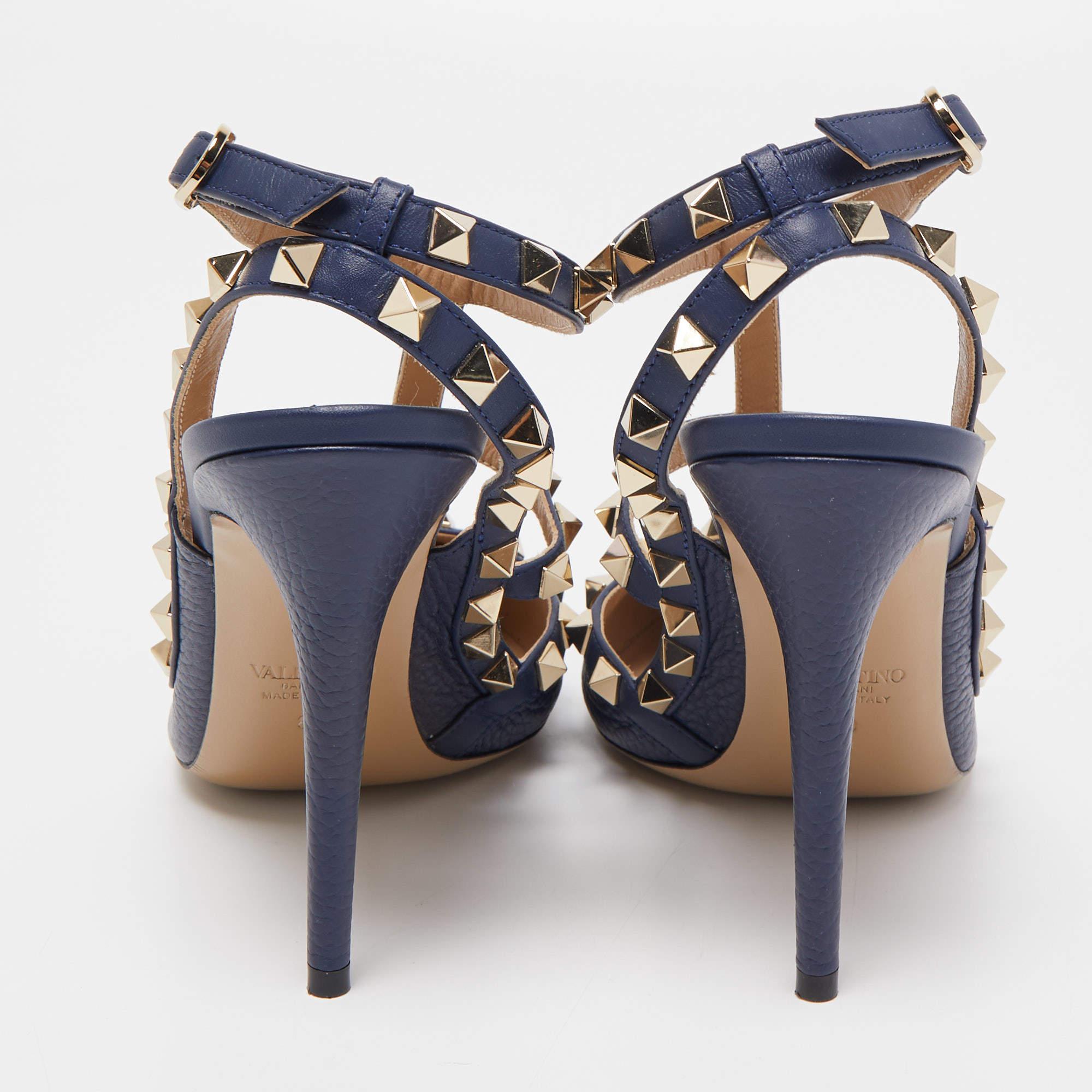 valentino shoes navy blue