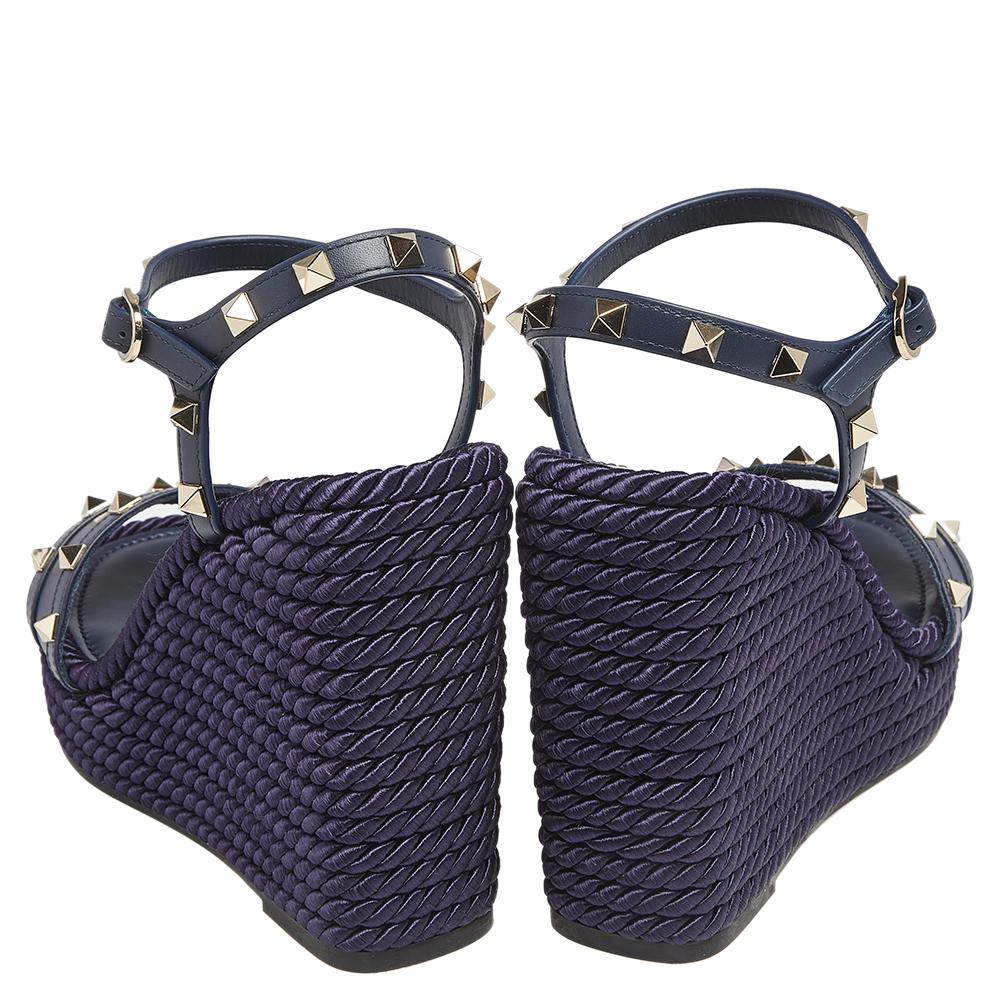 navy platform wedge sandals