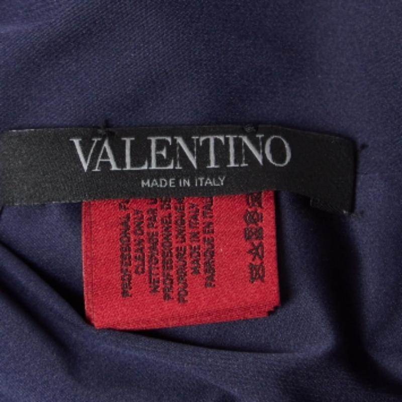 Valentino Giacca con zip in pelliccia di rosa e blu scuro Up&Up in vendita 3