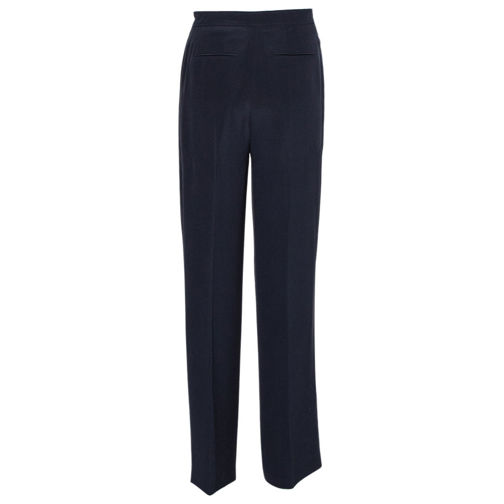 Slacks and Chinos Full-length trousers Womens Clothing Trousers RED Valentino Synthetic Trouser in Dark Blue Blue 