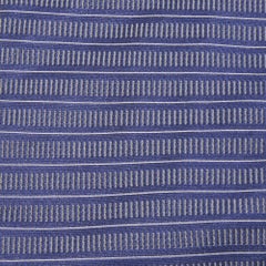 Valentino Navy Blue Stripe Patterned Silk Tie