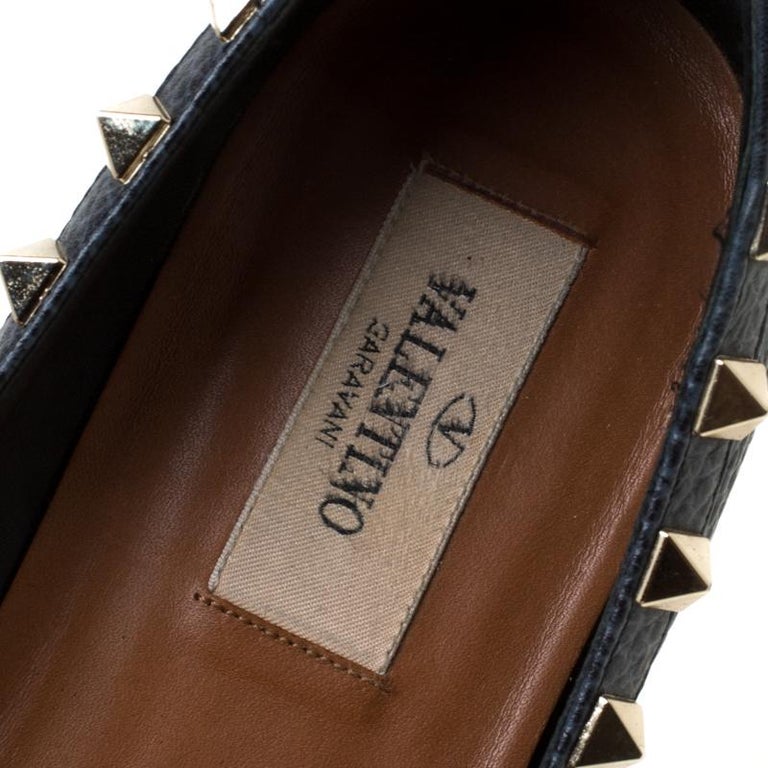 blue valentino flats