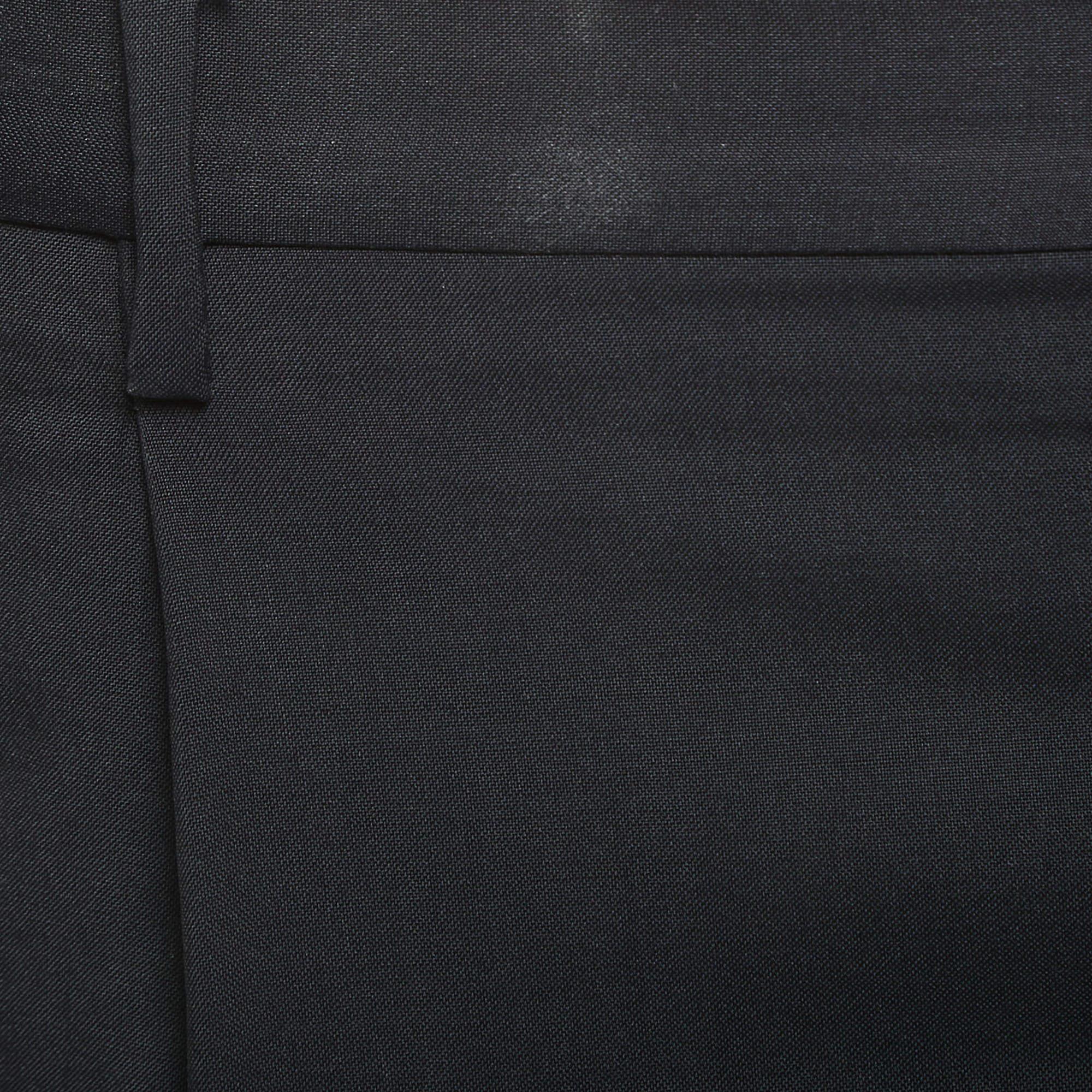 Valentino Marineblaue Tailoring-Hose aus Wolle M im Angebot 2