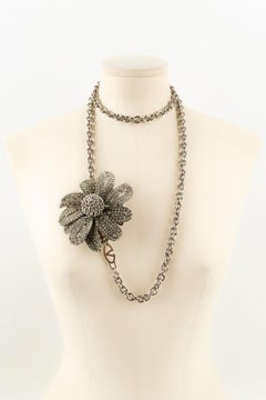 Valentino Collier en métal argenté