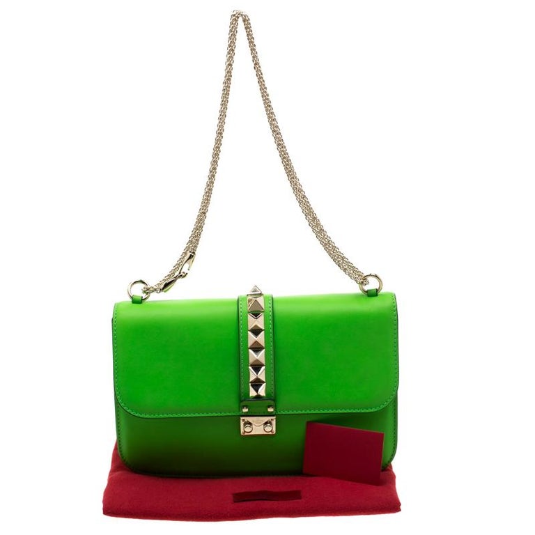valentino neon green bag