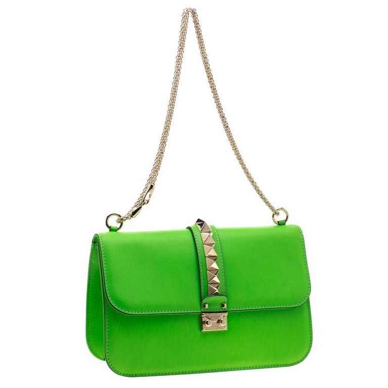valentino neon green bag