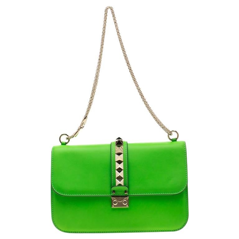 valentino neon green bag
