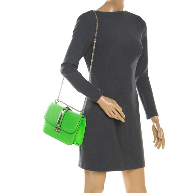 valentino lime green bag