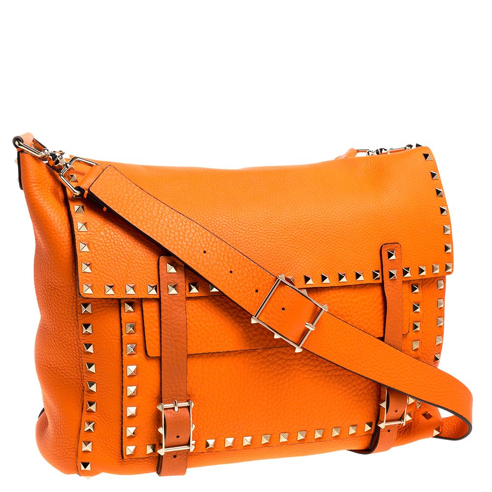 neon orange bag