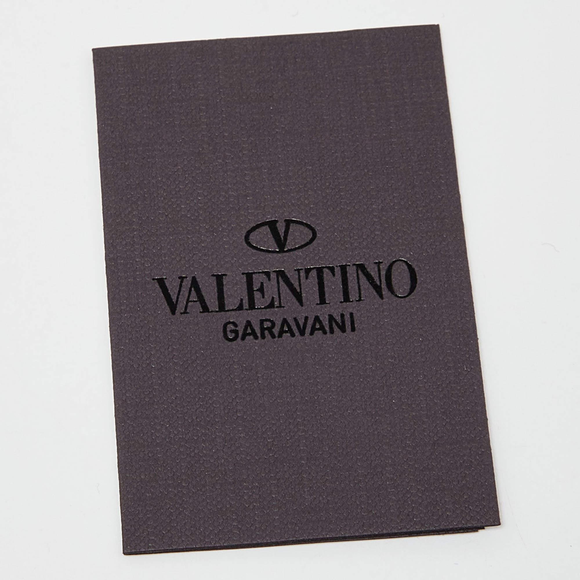 Valentino Neon Orange Leather VLTN Document Case 4