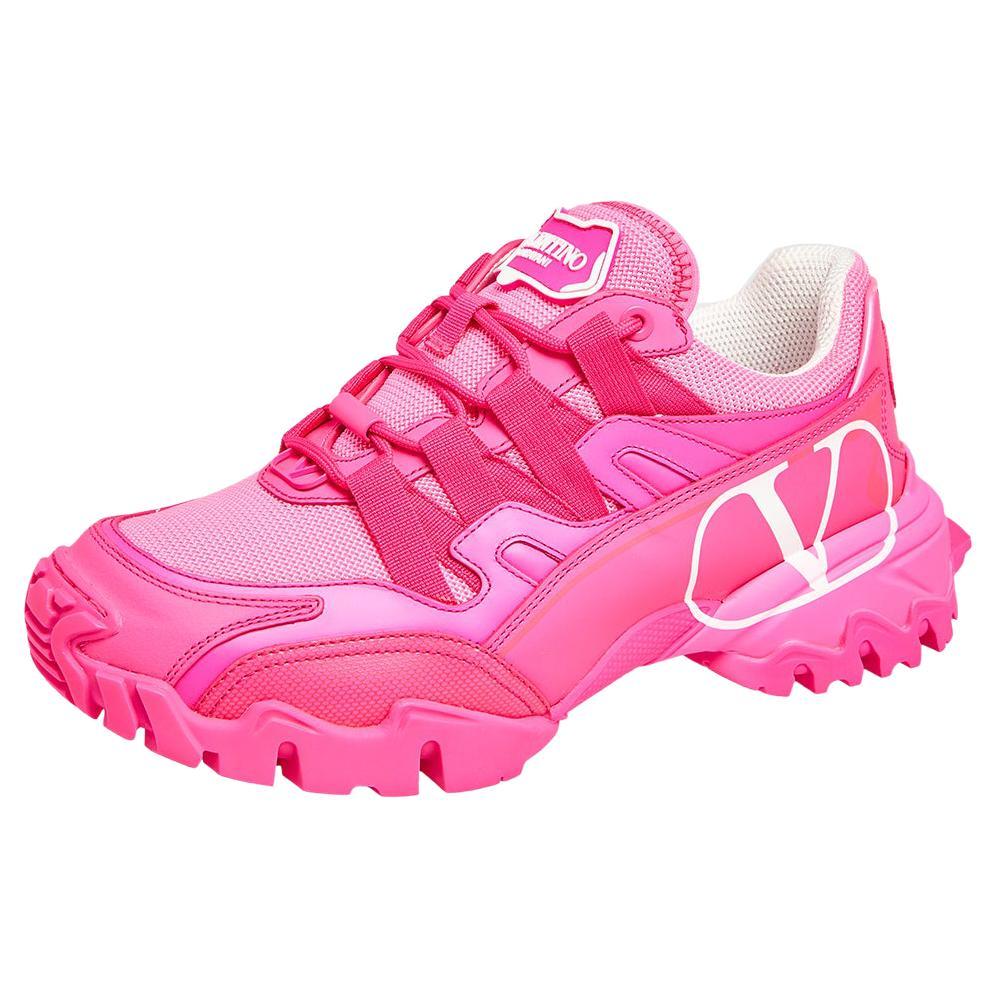 Valentino Pink Crystal Satin Criss Cross Platform Pumps Size 36 For