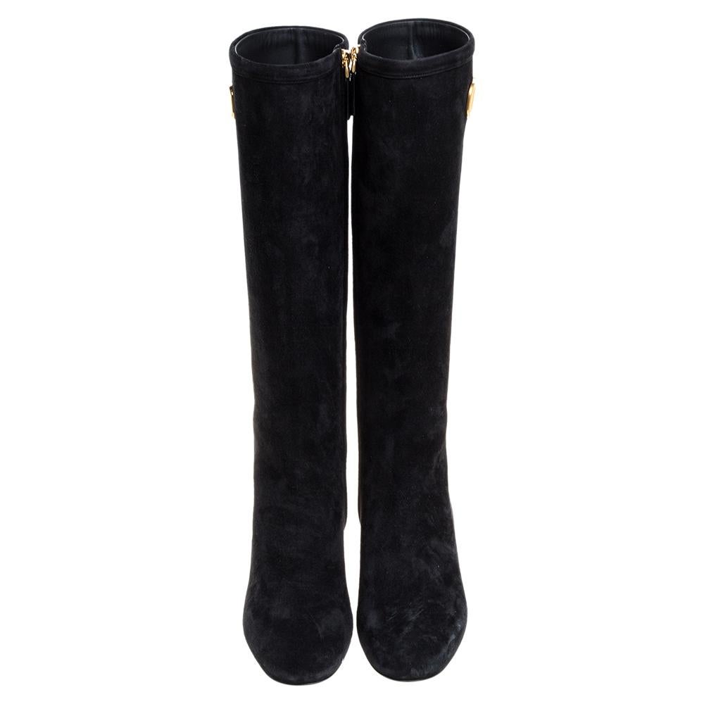 Black Valentino Nero VLOGO SIGNATURE Boots EU 36
