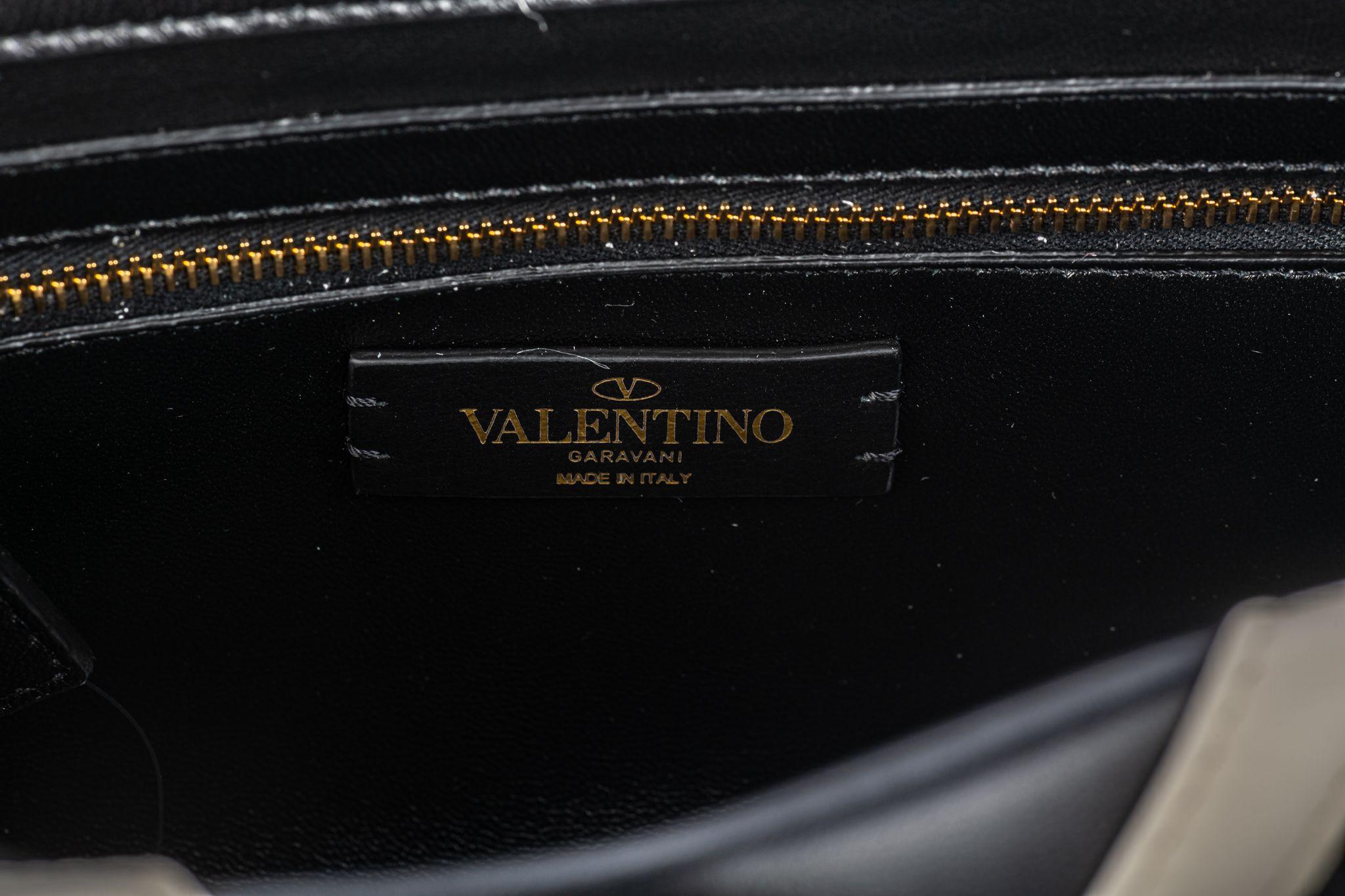 Valentino New Black & White Roman Stud For Sale 5
