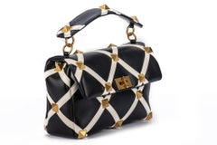 Valentino New Black & White Roman Stud