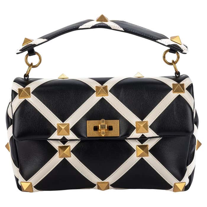 Valentino New Black and White Roman Stud For Sale at 1stDibs | hend beg ...
