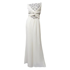 Valentino New Ausgeschnittenes Seidenkleid